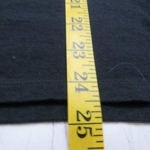 Batman Vs. Superman Movie Metallic Print Women's Shirt Size Medium Black Short S - Picture 6 of 7